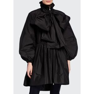 ADAM LIPPES Womens Black Wear To Work Zip Up Winter Jacket Coat XS